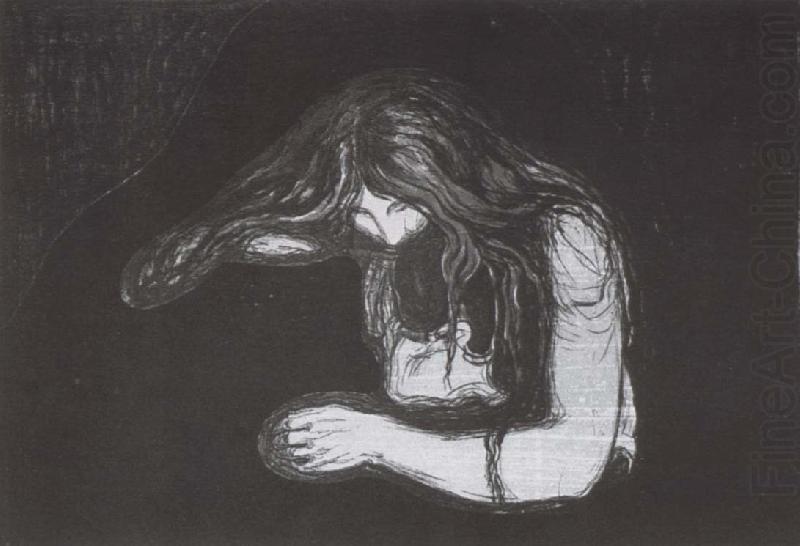 Vampire, Edvard Munch